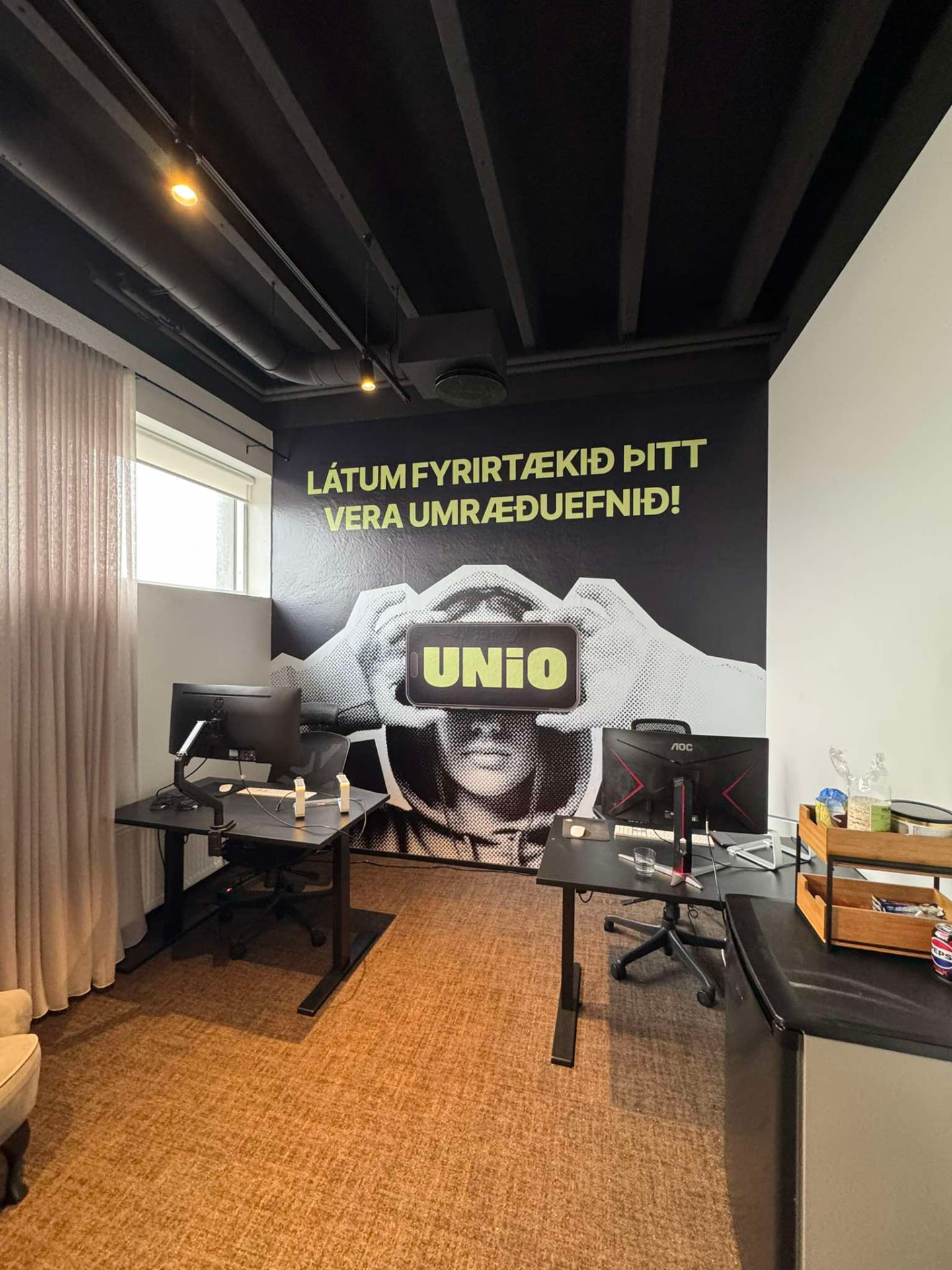 Veggprentun — UNIO skrifstofa